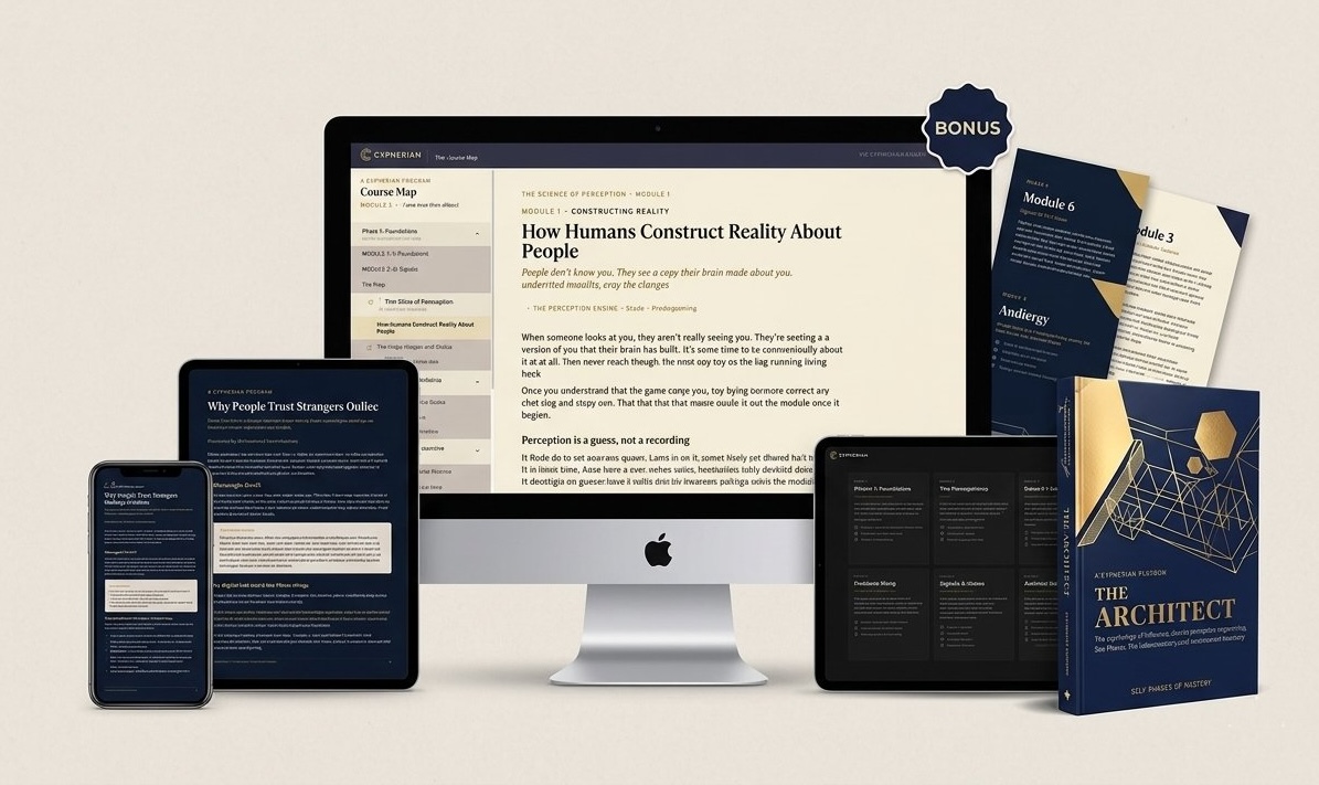 The Architect — course portal, workbook and bonus materials