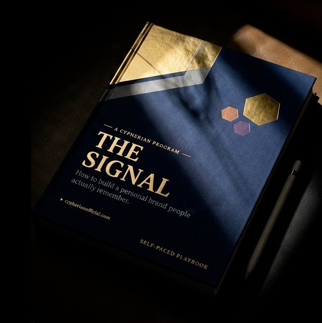 The Signal — self-paced playbook